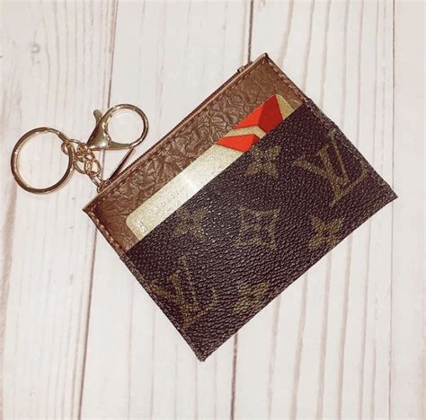 fake louis vuitton key chain wallet|knockoff louis vuitton keychain.